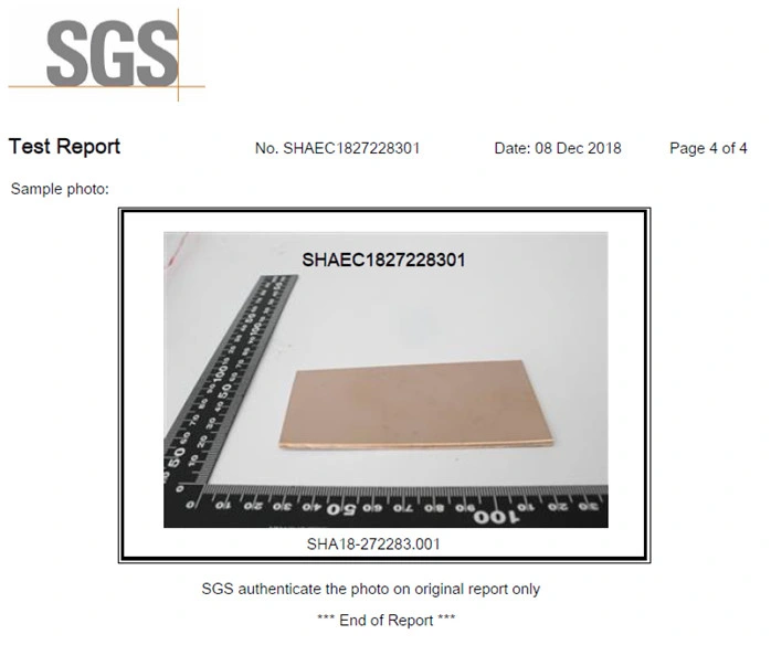 RoHS Tested C52100 Phosphor Bronze for Stamping