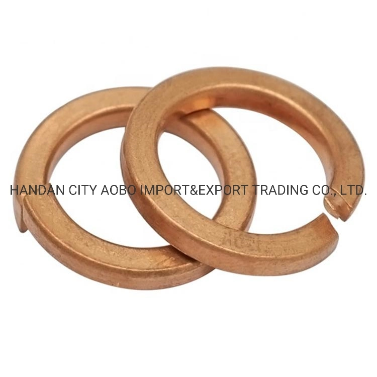 DIN127 Brass Spring Washer Bronze Copper Brass Split Spring Lock Washer M2.5 M3 M4 M5 M6 M8 M10 M12