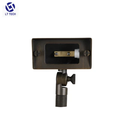 Lt2303 Low Voltage Solid Die-Cast Brass Construction Antique Bronze Finished LED Wall Washer for Lighting Trees Walls Shrubbery